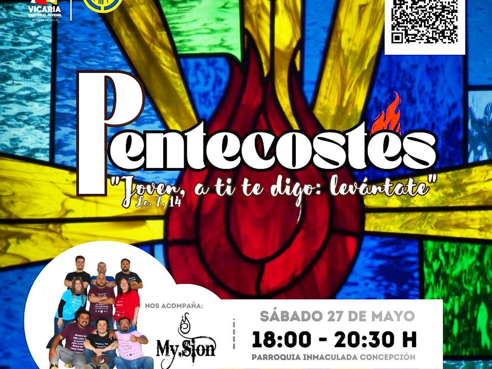 Jóvenes de nuestra diócesis se preparan para celebrar Pentecostés