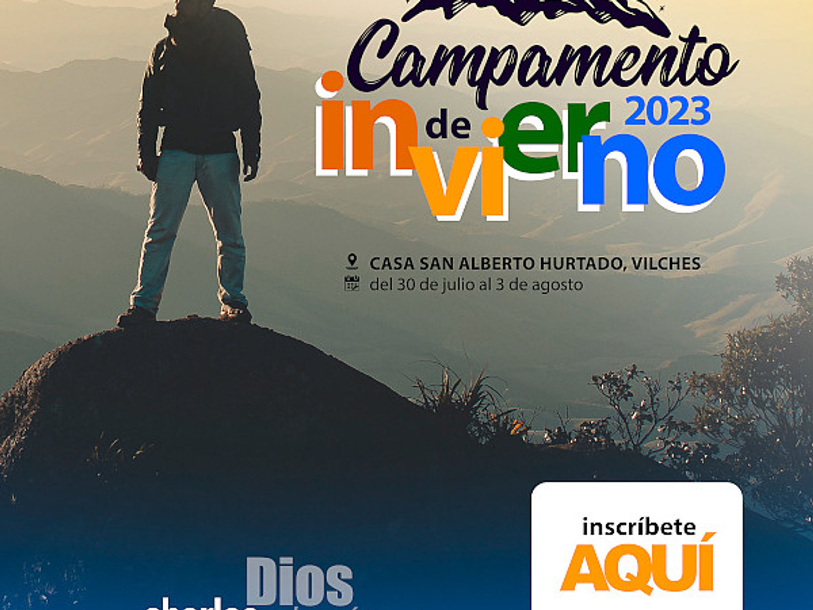 Campamento de invierno para jóvenes universitarios