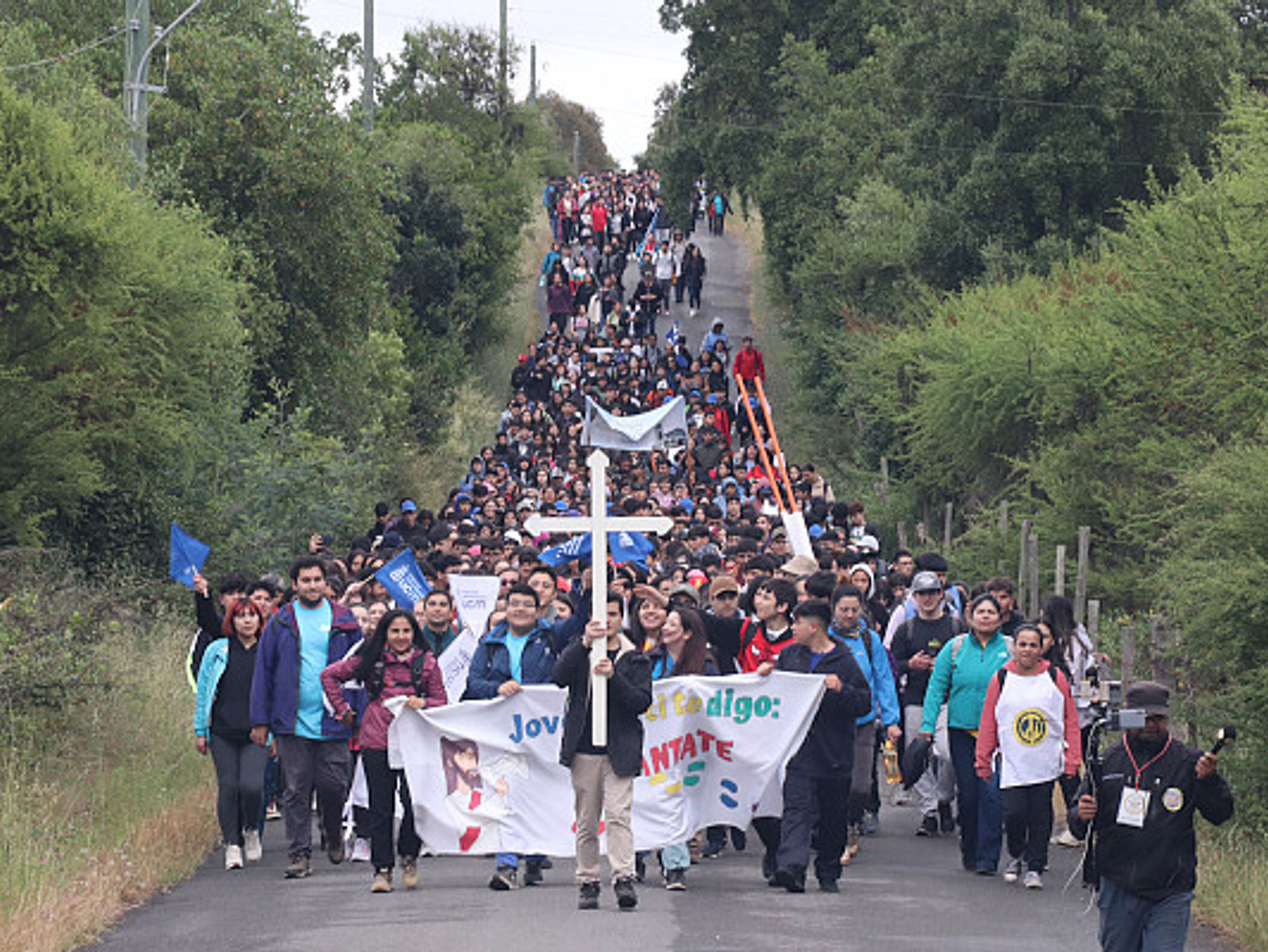 Juventud, alegría y mucho ánimo en la Peregrinación Juvenil 2023