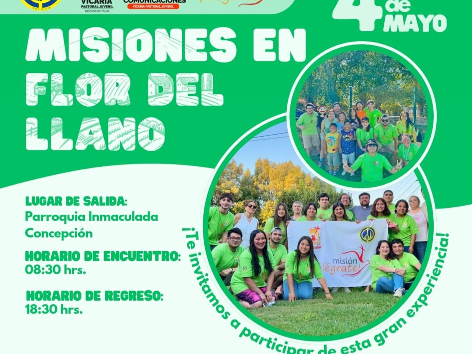 ¡Únete a la Experiencia Misionera Única en Flor del Llano con Misión ¡Alégrate!
