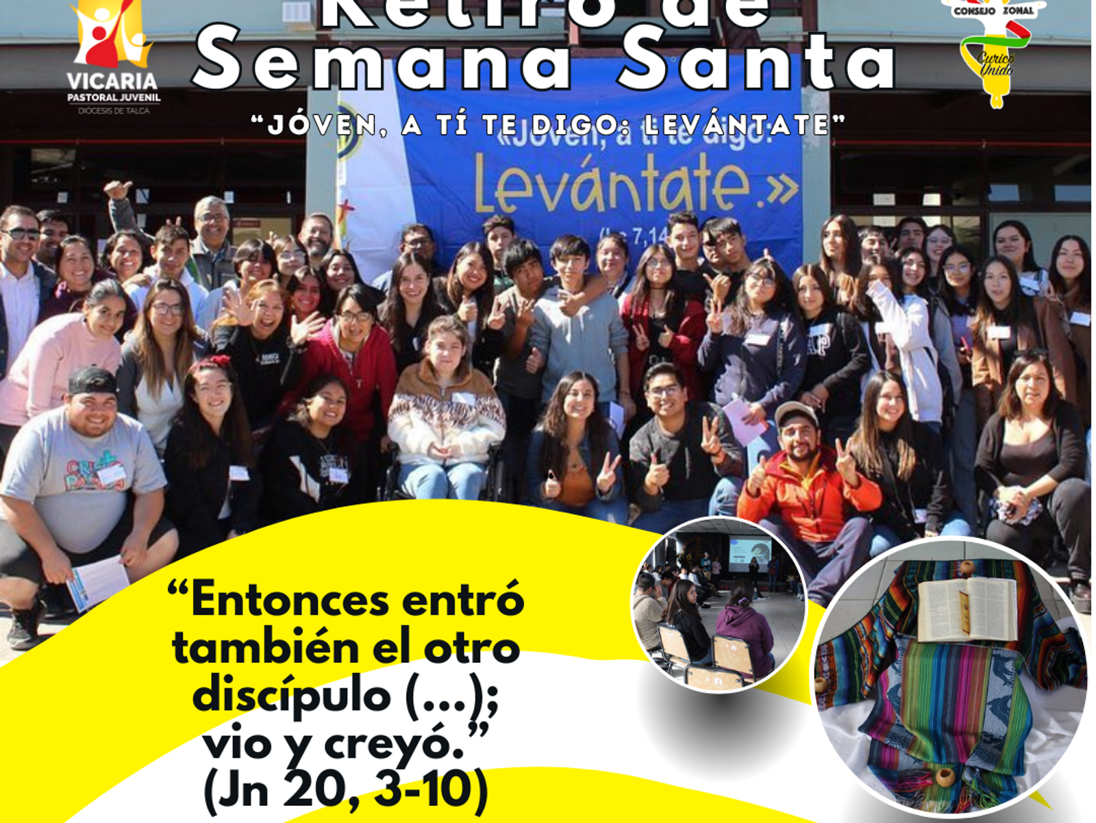 Únete a los Retiros de Semana Santa en la Vicaría Pastoral Juvenil!